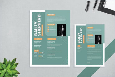 20+ Best Photoshop Resume & CV Templates (PSD Resume Templates)