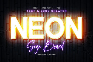 20+ Best Neon Effects for Photoshop (Text, Sign, & More)