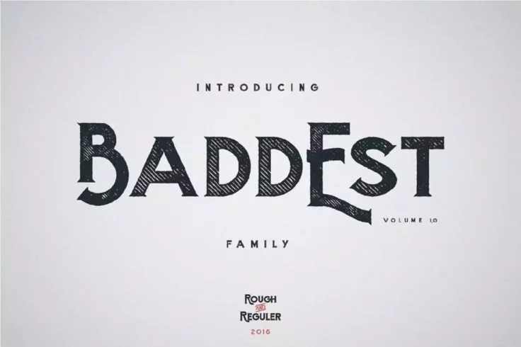 View Information about Baddest Typeface