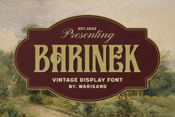 View Information about Barinek Vintage 1950s Font