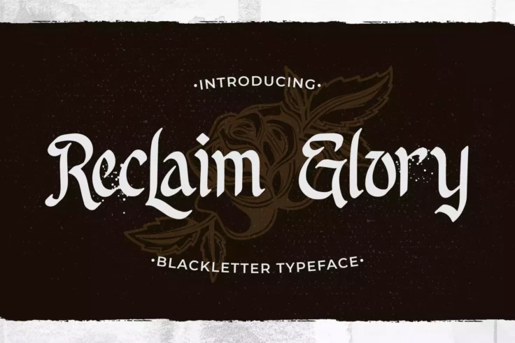View Information about Reclaim Glory Font