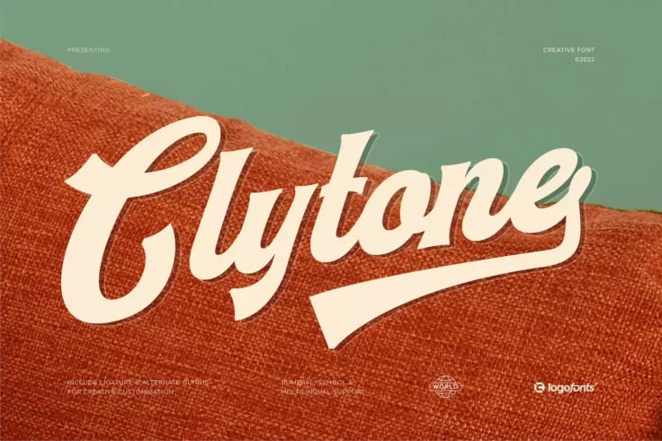 View Information about Clytone 50s Style Retro Font