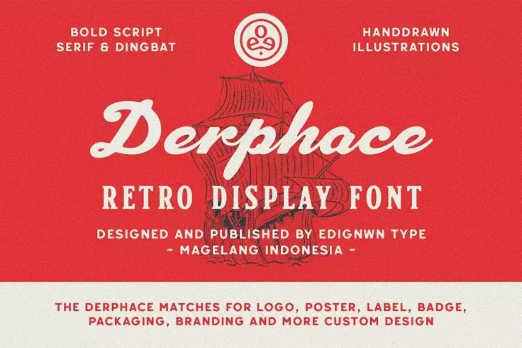 View Information about Derphace Retro Script Pirate Font