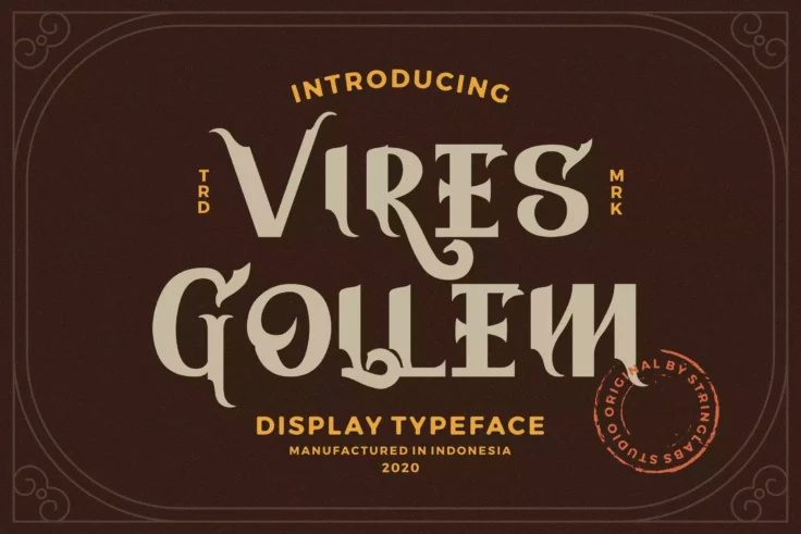 View Information about Vires Gollem Font