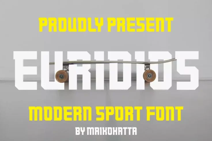 View Information about Euridios Modern Sport Font