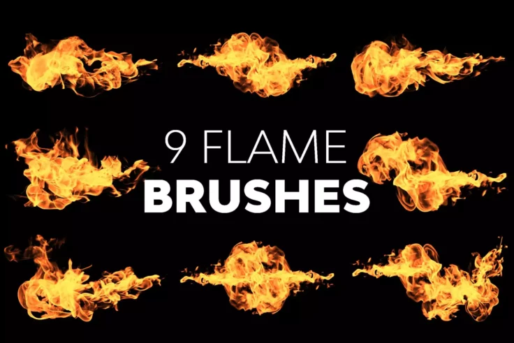 View Information about Flame Brushes for Photoshop