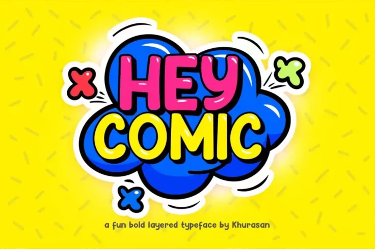 View Information about Hey Comic Fun Bold Font