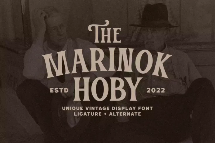 View Information about Marinok Hoby 50s Style Font