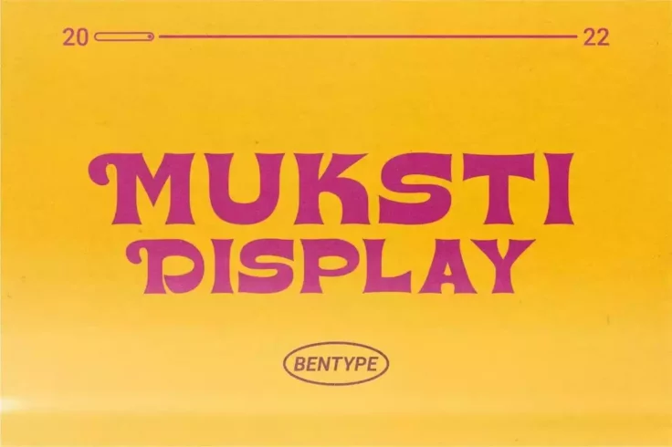 View Information about MUKSTI Bold 70s Style Font