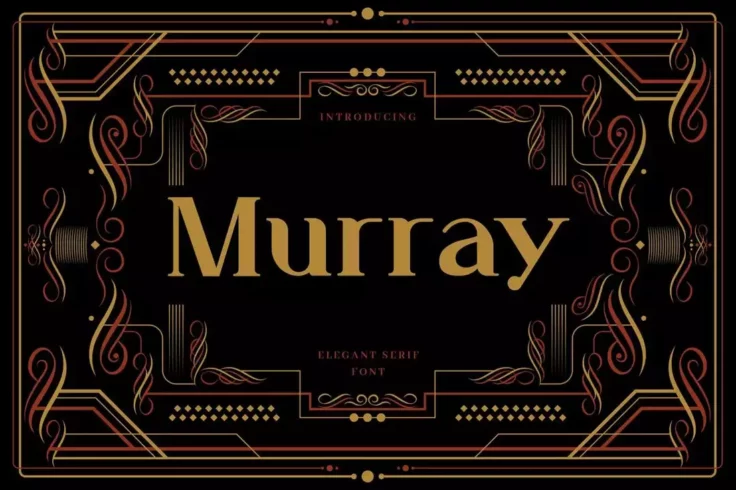 View Information about Murray Art Deco Display Font