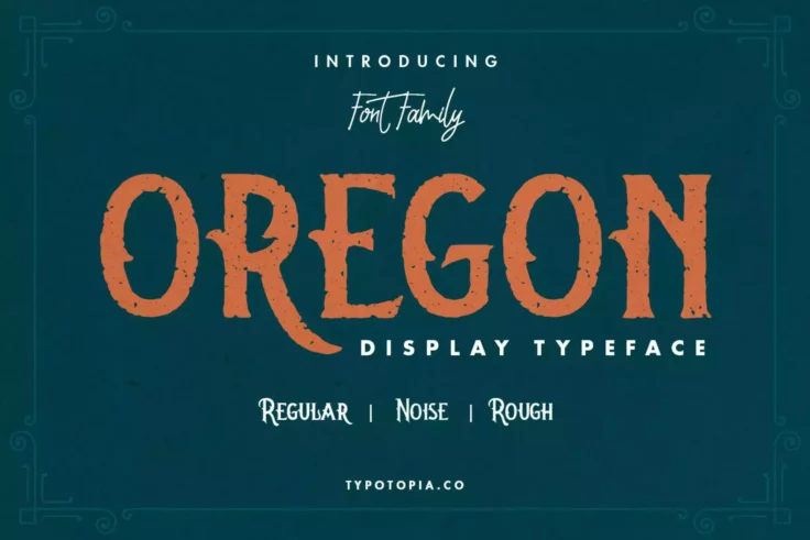 View Information about Oregon 50s Rough Vintage Font