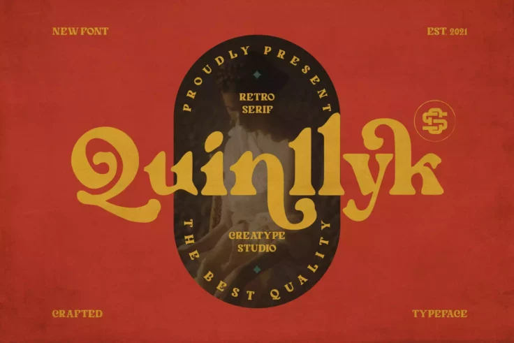 View Information about Quinlliyk Retro Serif Font