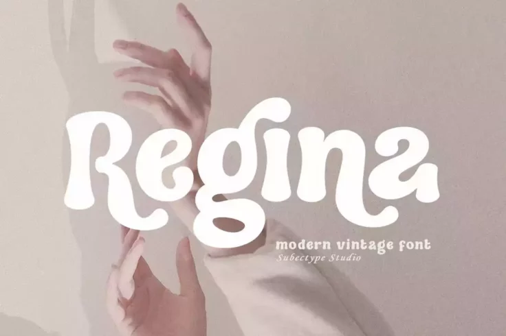 View Information about Regina Modern Vintage 70s Font