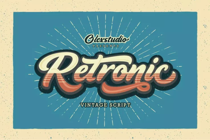 View Information about RETRONIC Vintage 50s Diner Font