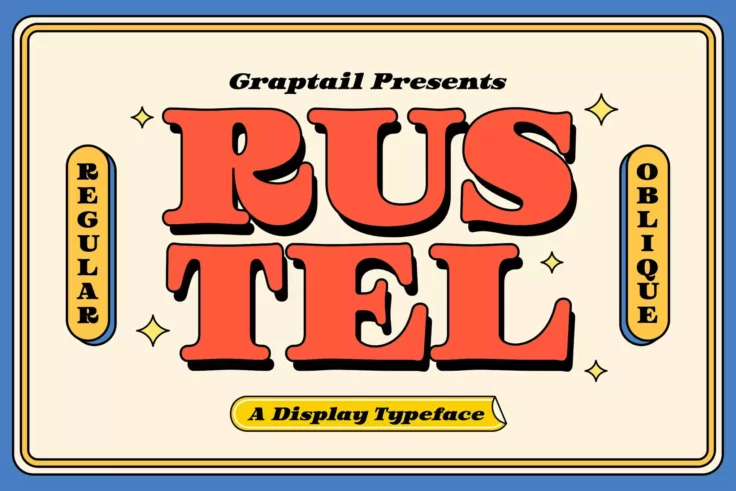 View Information about Rustel Retro 50s Style Font