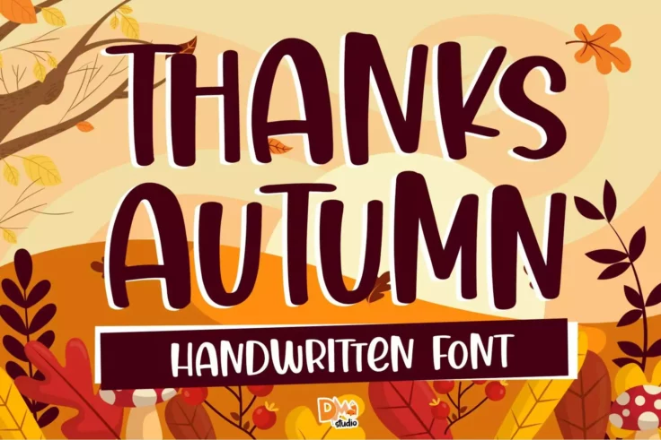 View Information about Thanks Autumn Fall Font