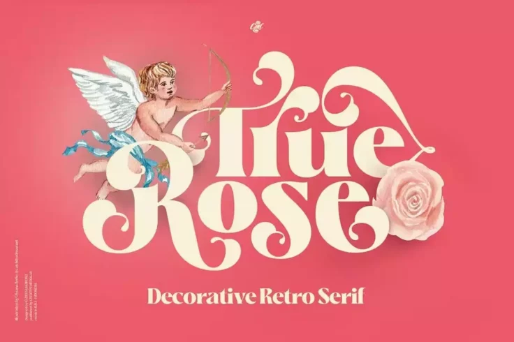 View Information about True Rose Retro Logo Font